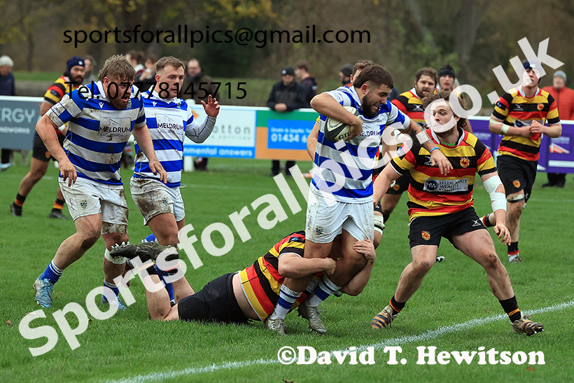 Tynedale v Harrogate, Tynedale Park, Corbridge.   Photo: David T. Hewitson/Sports for All Pics